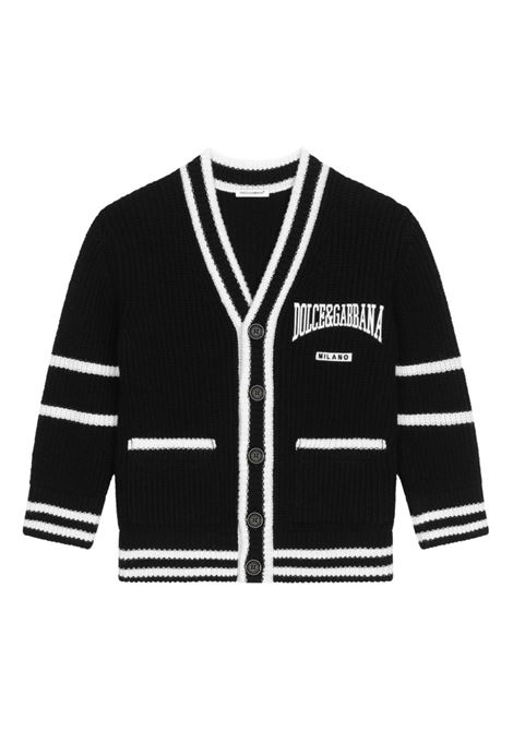 Cardigan con logo DOLCE & GABBANA KIDS | L4KWA3 JCVZXN0000